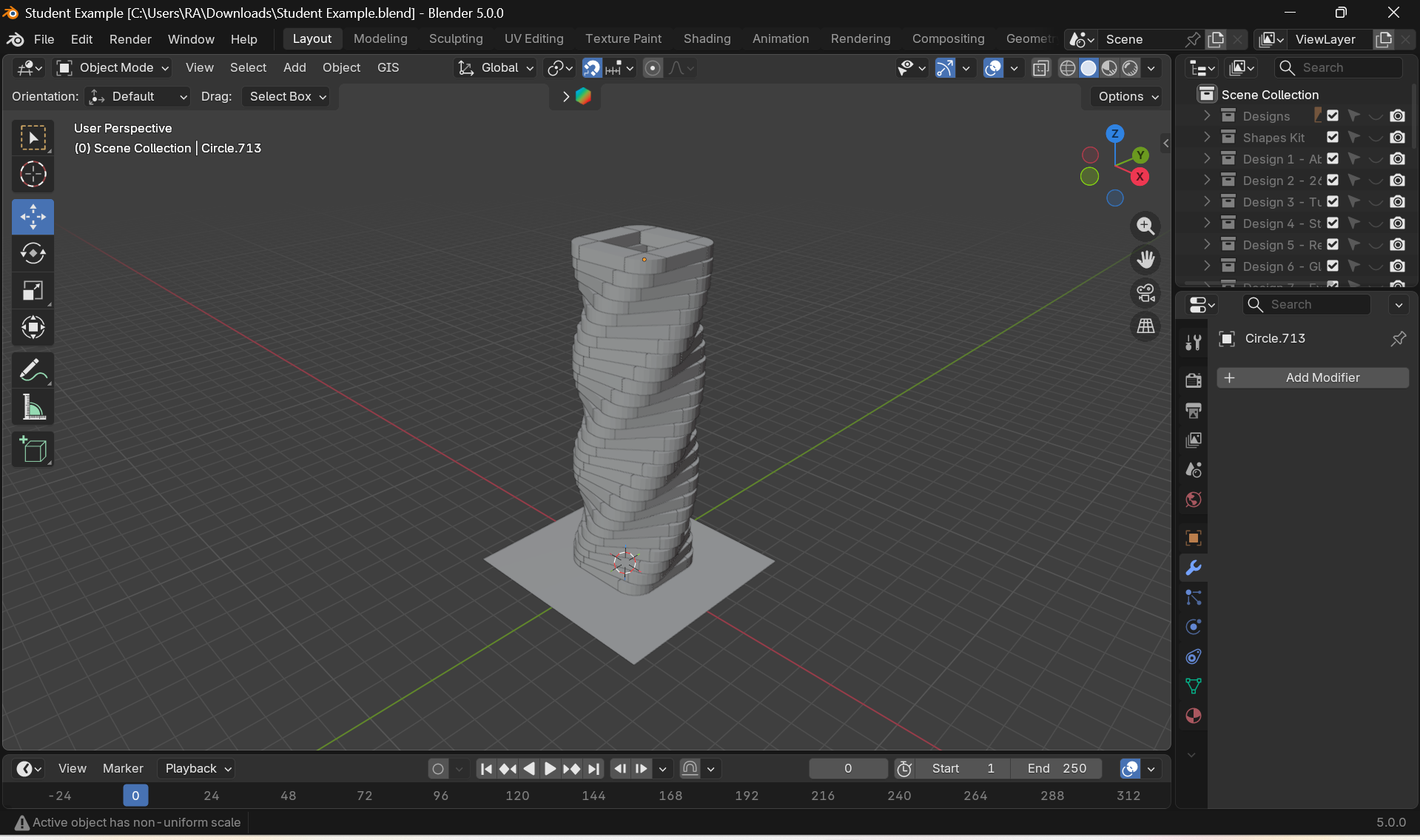 Rendering Example 1